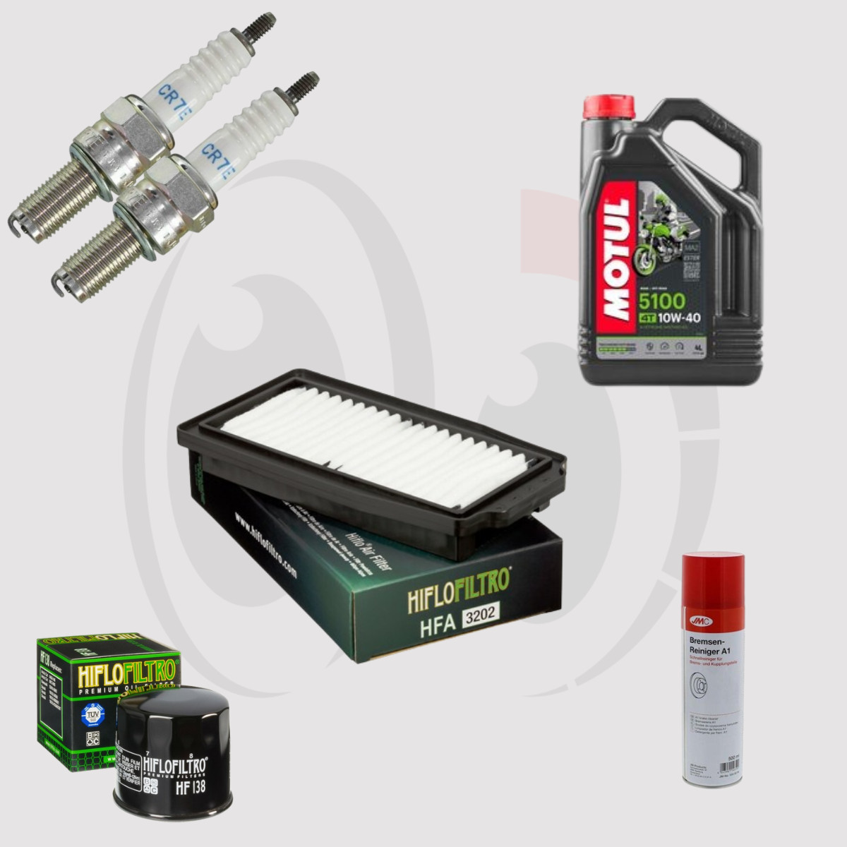 Kit vidange Suzuki GW 250 Inazuma évitez l'usure mécanique avec l'huile Motul 5100