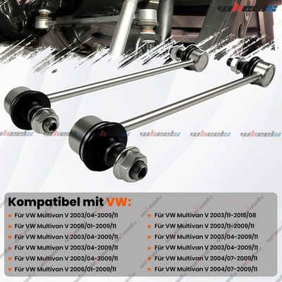 2x 7H5411317 Koppelstange vorne verstärkt VW T5 Multivan Transporter 2011-2015
