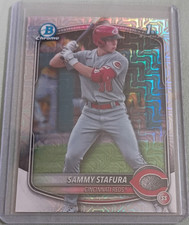 Bowman 2025 Chrome Prospects Sammy Stafura #BCP-100 1st Rookie Cincinnati Reds