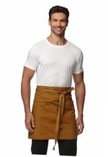 Unisex Waist Apron with Pockets Waiter Bar Half Bistro Apron 1 Pack Ginger