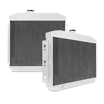 Mishimoto Aluminum Radiator Fits Chevrolet Bel-Air Inline 6 1955-1957 Silver