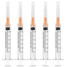 25Gauge 1 inch Syringe 30Pack 1ml Luer Lock Disposable Syringes,