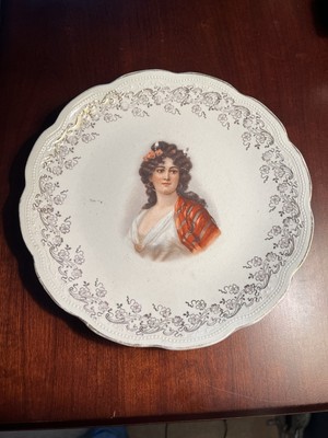 Antique The Colonial Co. Portrait Plate