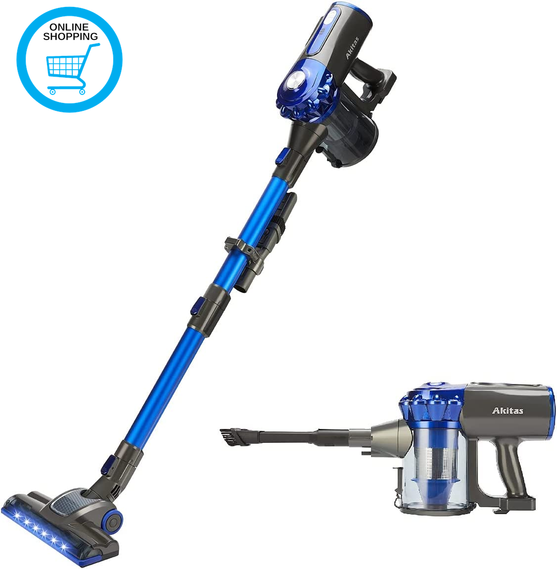 V8 3-In-1 Cordless Hoover Vacuum Cleaner Handheld & Upright Lightweight 22.2 V 1