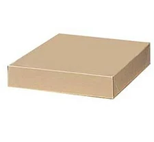 SSWBasics 11 ½ x 8 ½ x 1 ⅝ inch Kraft Apparel Boxes - Case of 100- Gift Wrap