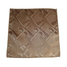 Gold Art Deco Pocket Square Silk Accessory Formal Suit Wedding Prom Gift 10 x 10