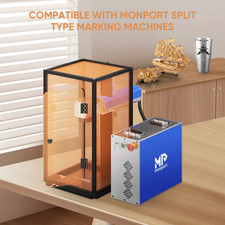 Monport Laser Engraver Enclosure for Fiber Laser Marking Machine 38*58*78cm
