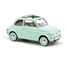 1968 Fiat 500 L -Pastel Blue 1:18 Scale Diecast Model Car by Norev 187777 New FS