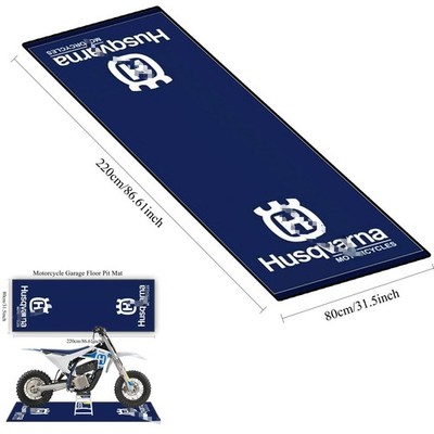 For Husqvarna Motorcycle Garage Floor Pit Mat Factory Workshop carpet  220*80CM