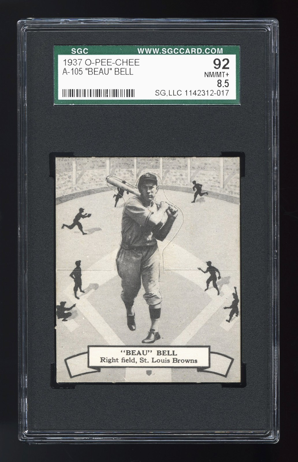 Beau Bell #105 Baseball Cards 1937 O Pee Chee trading card — raw and PSA graded price guide