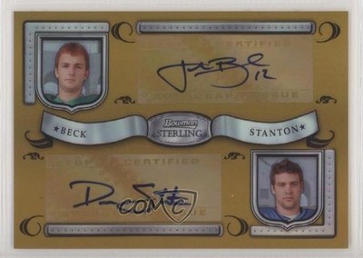 2007 Bowman Sterling 55/150 Drew Stanton John Beck #BSHC-BST Rookie Auto RC i6j