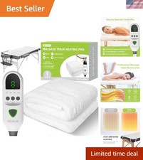 Massage Table Warmer Heating Pad Professional SPA Massage Bed Warmer with Tim...
