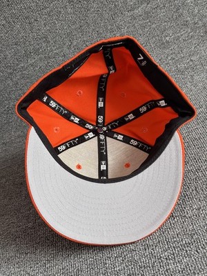 Supreme New Era Orange Fitted Hat Heart S Logo 2017 Embroidered