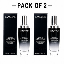 2x Lanc me Advanced G nifique Youth Activating Serum 100ml / 3.38oz New