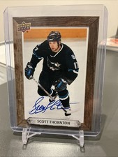 2024 UPPER DECK ENGRAINED ICONS SCOTT THORNTON BEEHIVE PORTRAIT SIGNATURES AUTO