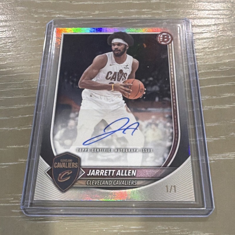 Topps 2023-24 Bowman Jarrett Allen Rookies & Veterans Auto #RVA-JA 1/1