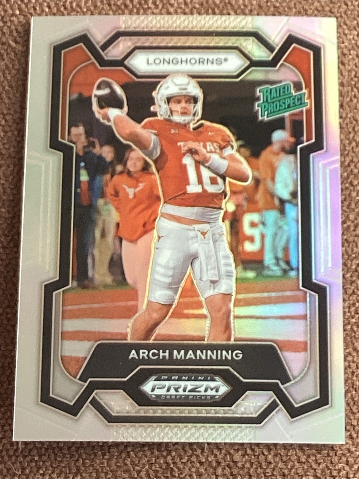 2024 Panini Prizm Draft Picks - Rated Prospect Arch Manning #192 Silver Prizm