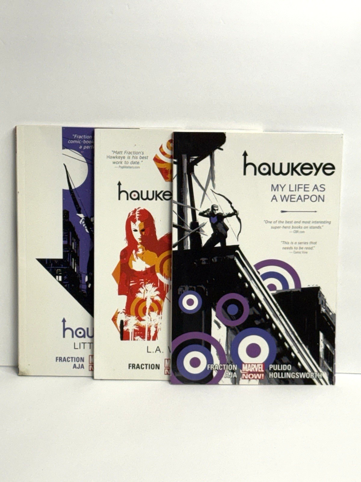 Hawkeye Marvel Comics Vol. 1-3 L.AWomen ,My Life As A Weapon, Little Hits