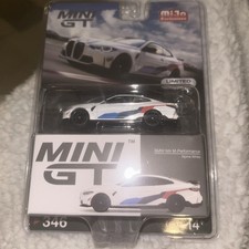 Mini GT BMW M4 M-Performance Alpine White LHD #346 RARE Factory SEALED