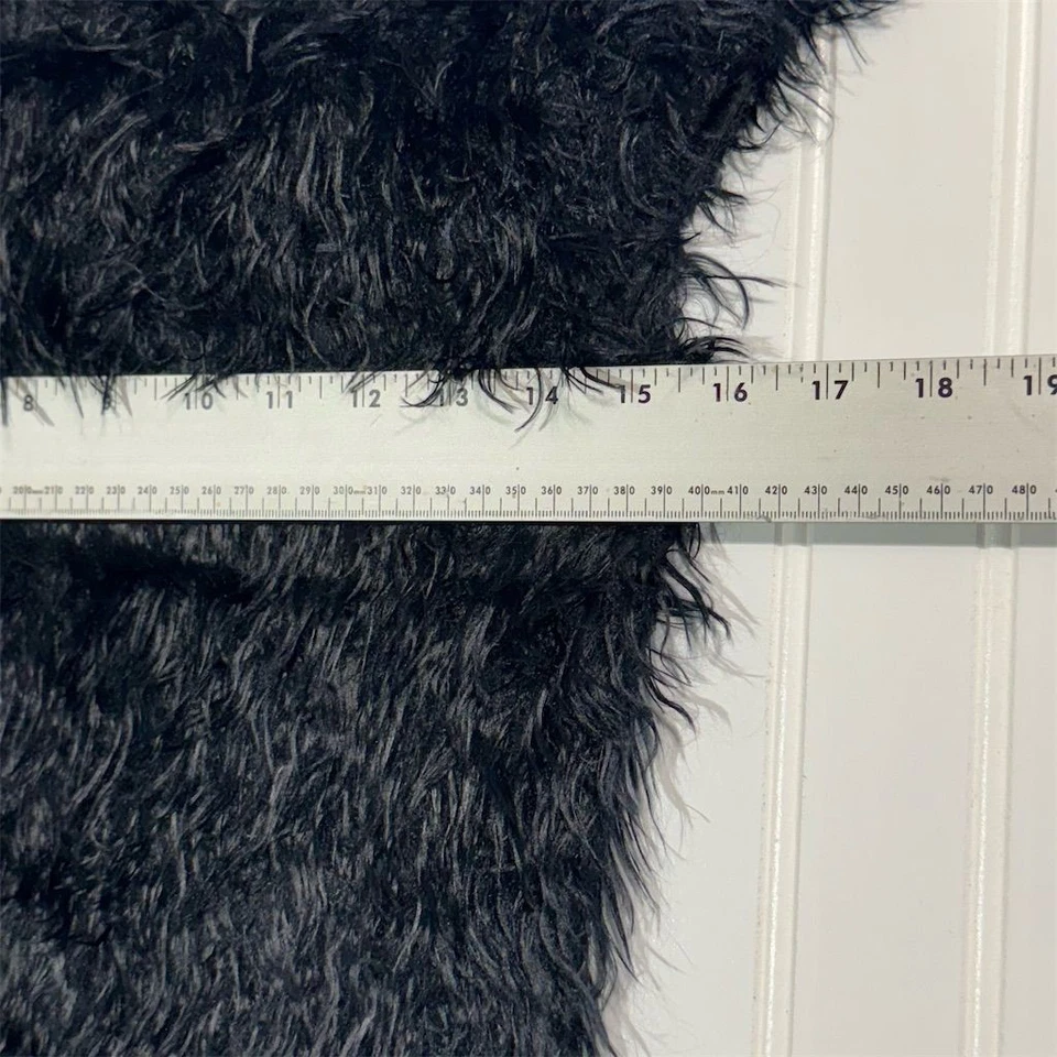 Custo Barcelona Y2K Faux Fur Beaded Mini Dress S Goth Glam Party Spain Rare - Image 4 of 4