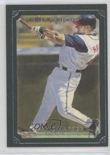2007 UD Masterpieces Green Linen Frame Travis Hafner #36 0b3