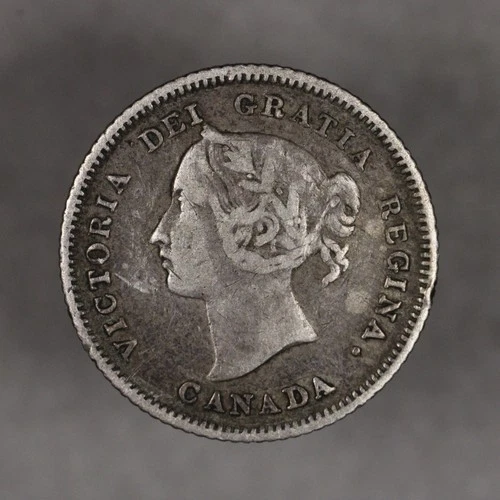 1882 Canada 5 Cents Silver — photo from the most recent tracked eBay sale
