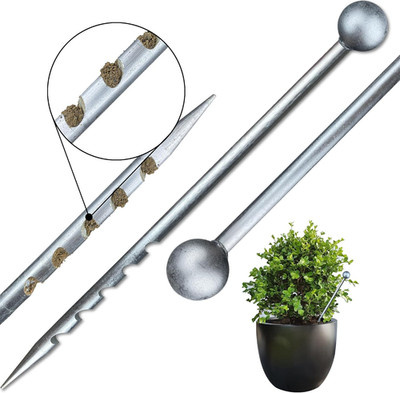 10''X Diameter 0.27'' Soil Probe Stainless Steel Soil Sampler Probe Soil Moisture