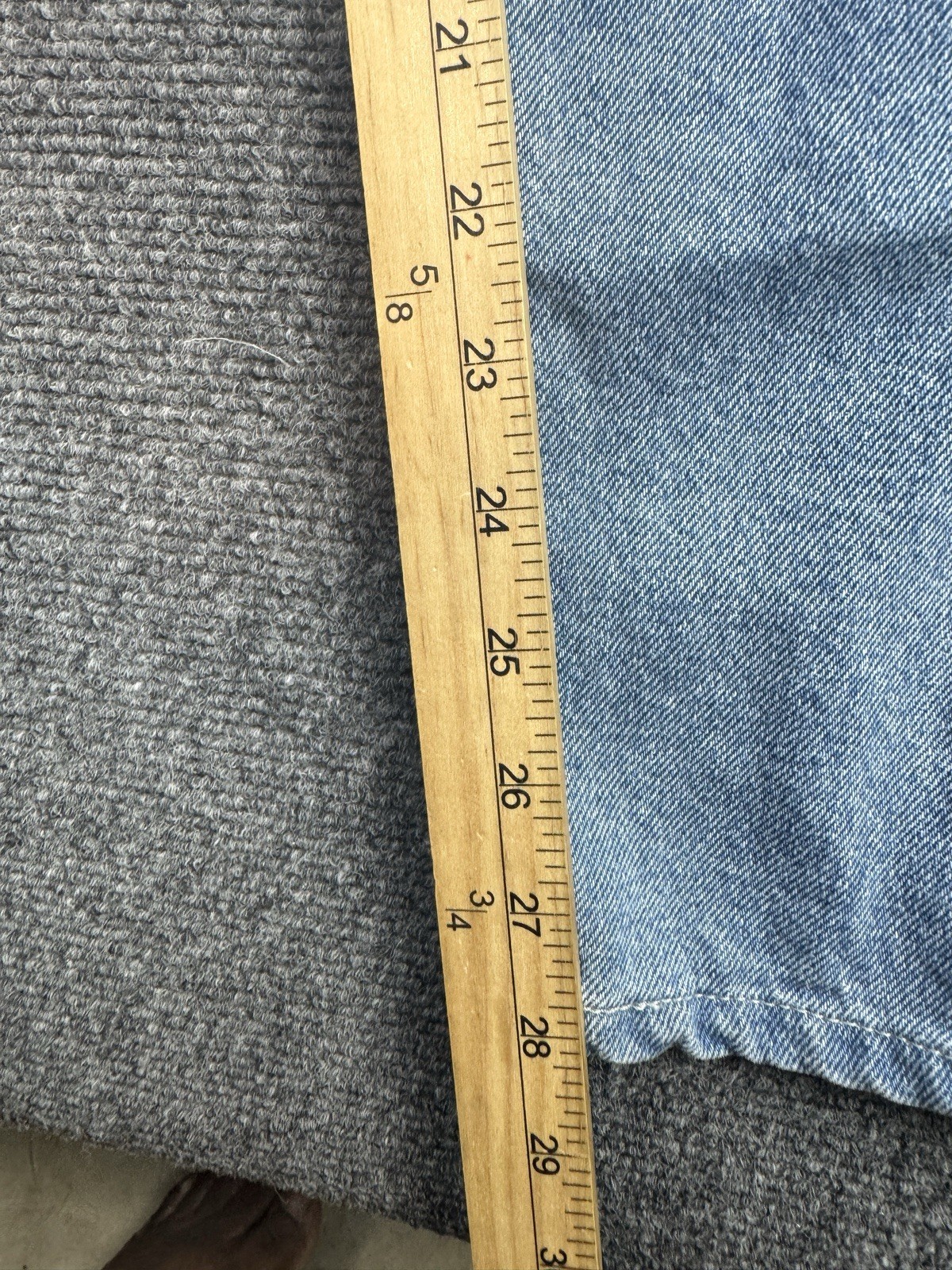 KanCan Patchwork Two Tone Button Fly Straight Leg… - image 8