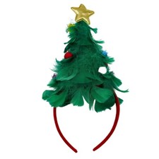 Christmas Headbands, Festive Holiday Hair Accessory for Women Christmas Tree