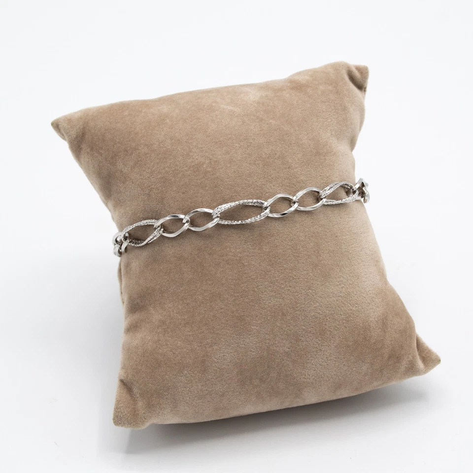 Damen Armband mit Kette aus 18 kt Weißgold A.160 - Bild 2 von 4