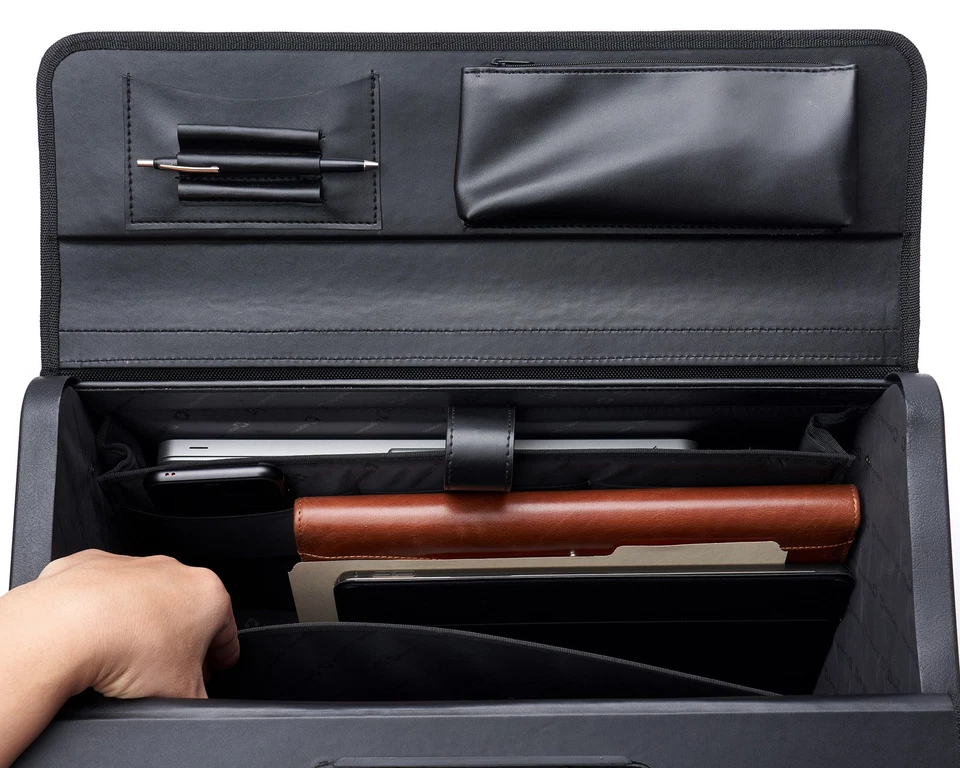 AlpineSwiss 19 英寸轮式公文包 滚动箱 销售样品 飞行员律师公务员 — 第 3/4 张图片