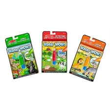Melissa and Doug Water Wow Activity Pads Set Jungle Safari Farm Reusable 3 Pack