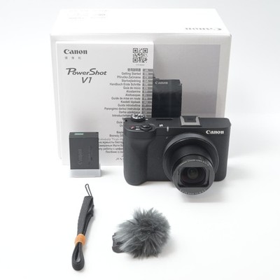 Canon PowerShot V1 22.3MP Kompakt-Digitalkamera - Schwarz [NEUWERTIG] #5867