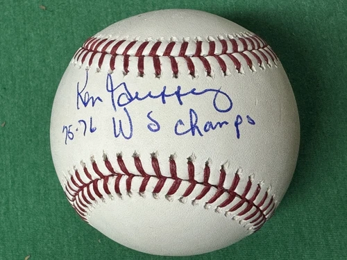 KEN GRIFFEY SR Signed Inscribed Major League Baseball Cincinnati Reds BRM