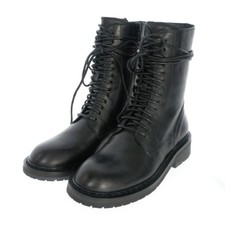 New ANN DEMEULEMEESTER Danny Leather Combat Boots IT 36.5 Black Italy