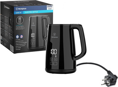 1.7L Stainless Steel Variable Temperature Kettle - 220V Cool Touch Design