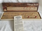 Vintage 1974 Wooden Cribbage Board # 1505 Lowe Continuous Track In Original Box — photo 1