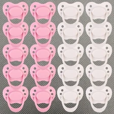 16pcs Magnetic Pacifiers Dummy for Reborn Newborn Baby Dolls DIY Accessory Gift