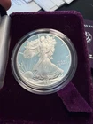 1989s American Silver Eagle Proof in OGP, w/COA