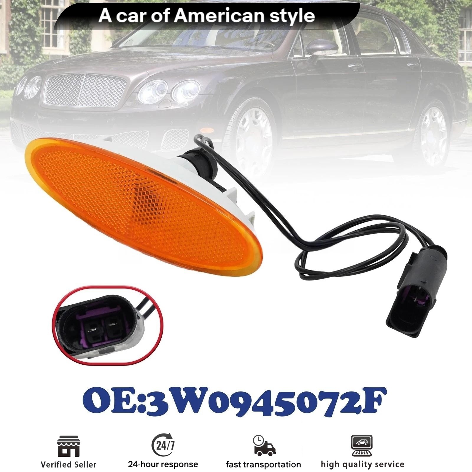 Bentley Continental GT 2004-2011 Front Right Side marker light