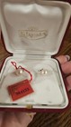 Vintage 925 Majorica Simulated Cream Pearl Earrings Clips Original Box — photo 1