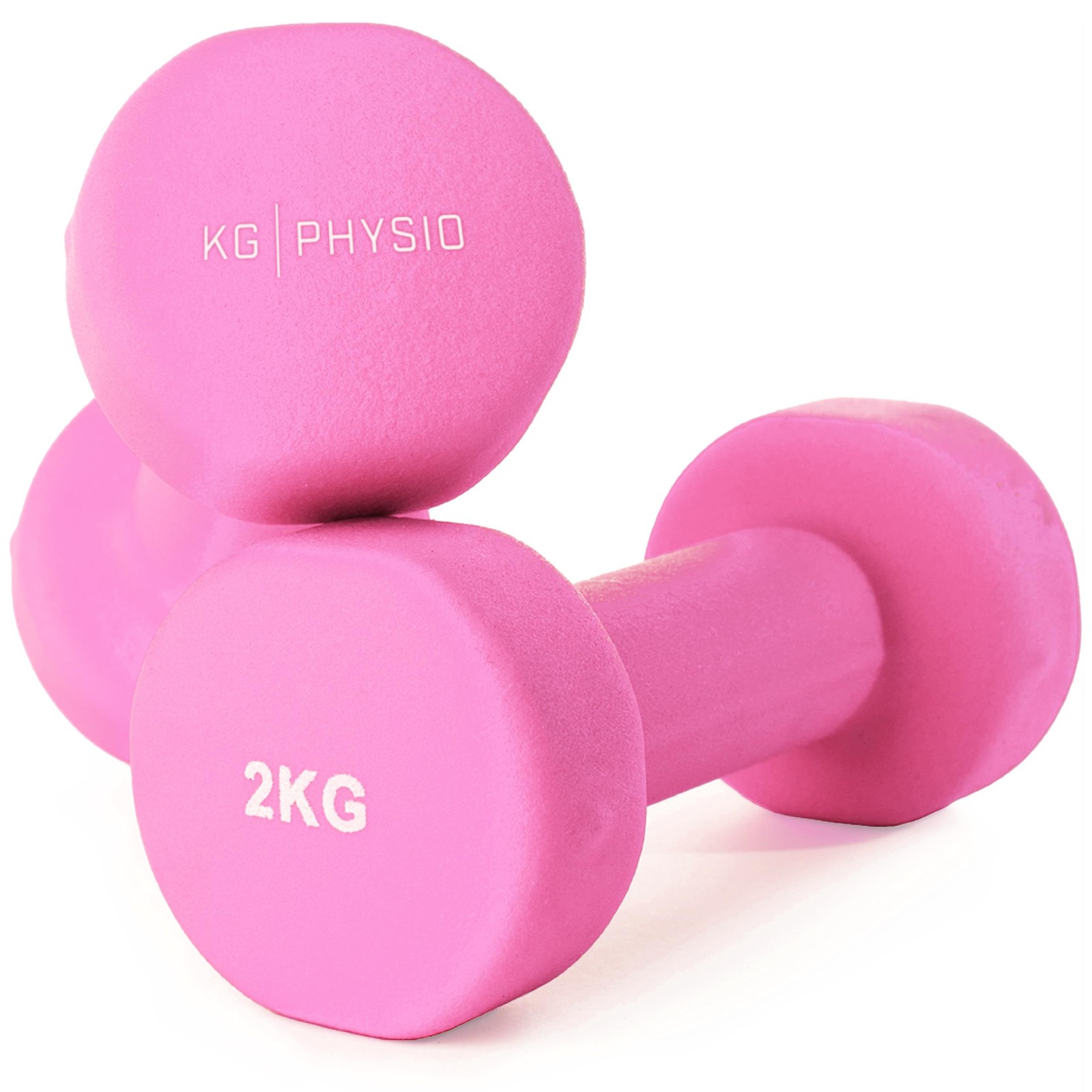 KG Physio Pesi Palestra, Kit di 2 Manubri Palestra con Rivestimento in Neopre...
