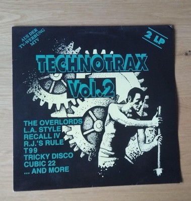 Techno Trax Vol.2  Schallplatten 2 × Vinyl, LP, Compilation/1991