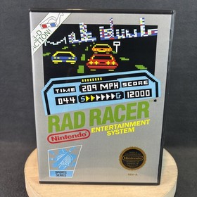 Nintendo NES - Rad Racer - gioco e custodia - testato