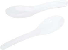 Med-Heavy Weight Asian Soup Spoon - White -1,000 ct