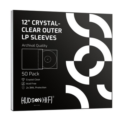 Anti-Static Vinyl Record Sleeves - Durable Clear Disc Sleeves- Protect Your L...