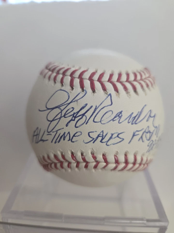 Bola de beisebol autografada assinada por Jeff Reardon com inscrição salva 92-93 de todos os tempos - Imagem 2 de 4