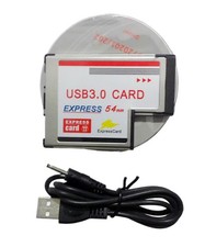 5Gbps 2 Port Hidden Inside USB 3.0 HUB To Express Card ExpressCard 54mm Adapter