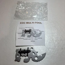 12 in 1 Rhino Keychain Multi-tool, EDC Multi-Tool Gadget for Camping Survival