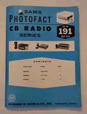Sams Photofact CB Radio Series Vol.191 May 1978 CB-191